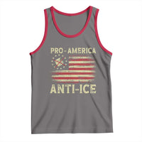 Pro American Anti Ice Tank Top Resist Protest Support Immigrants Refugee