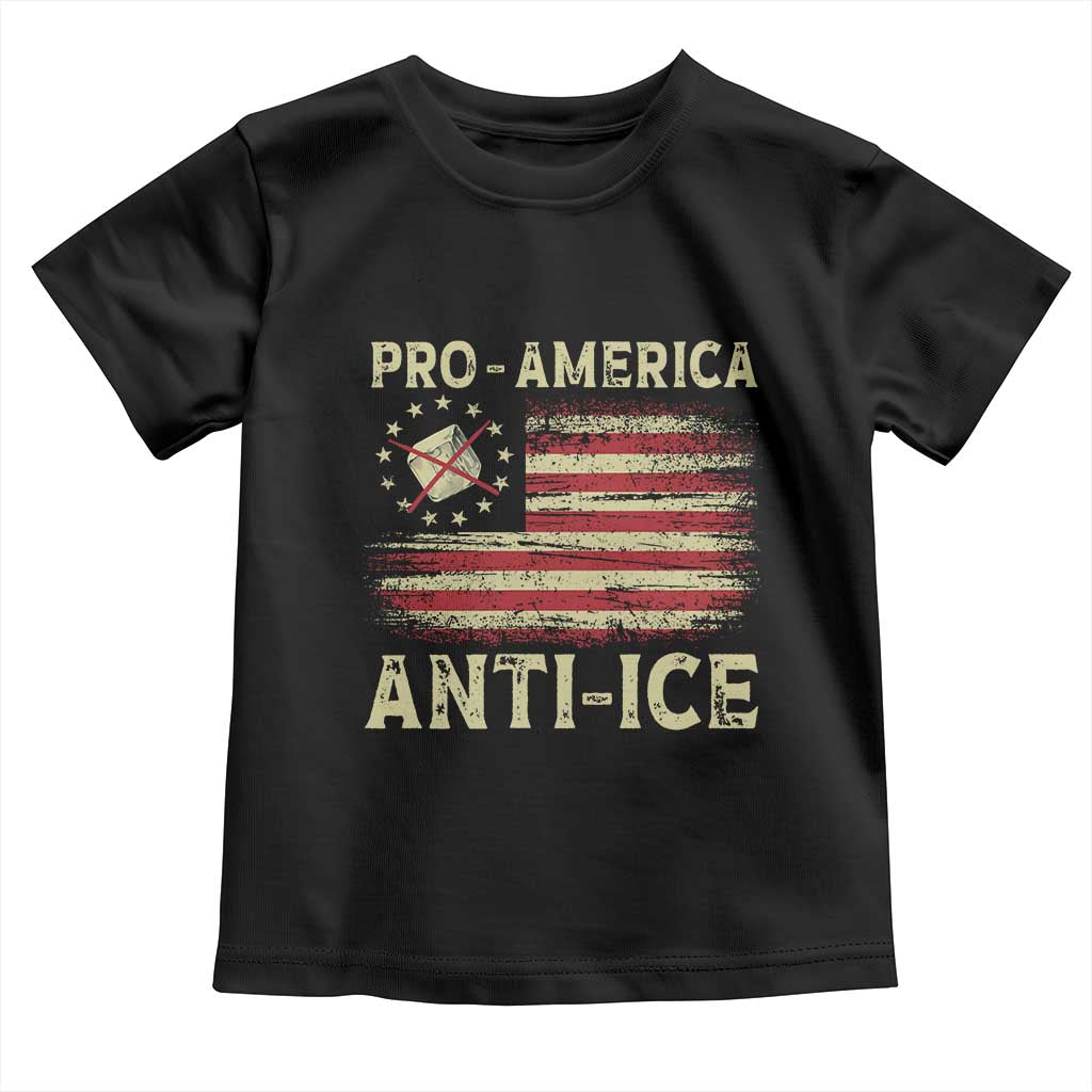Pro American Anti Ice Toddler T Shirt Resist Protest Support Immigrants Refugee
