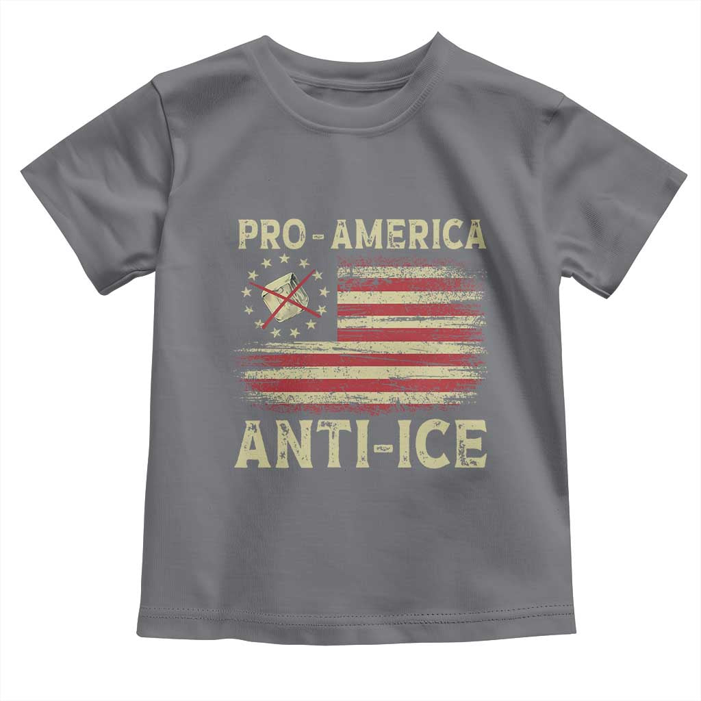 Pro American Anti Ice Toddler T Shirt Resist Protest Support Immigrants Refugee