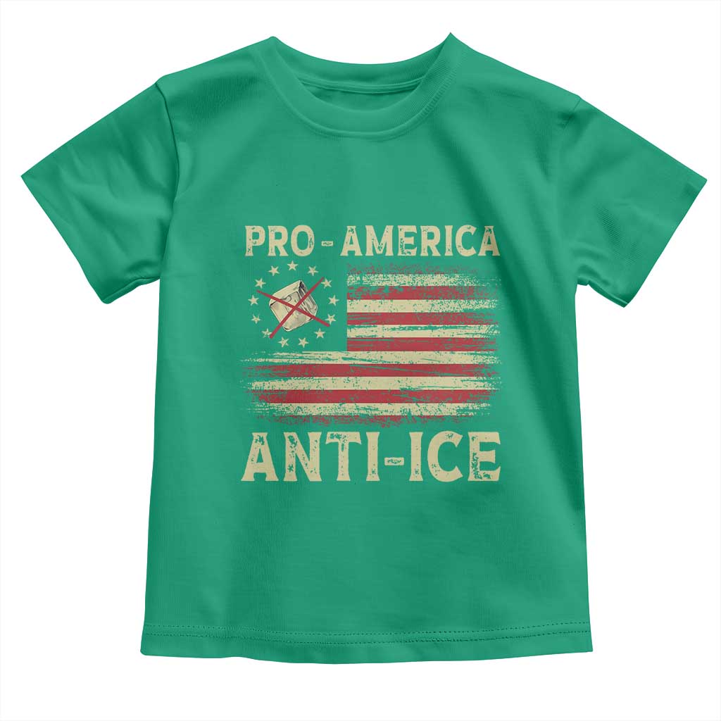 Pro American Anti Ice Toddler T Shirt Resist Protest Support Immigrants Refugee