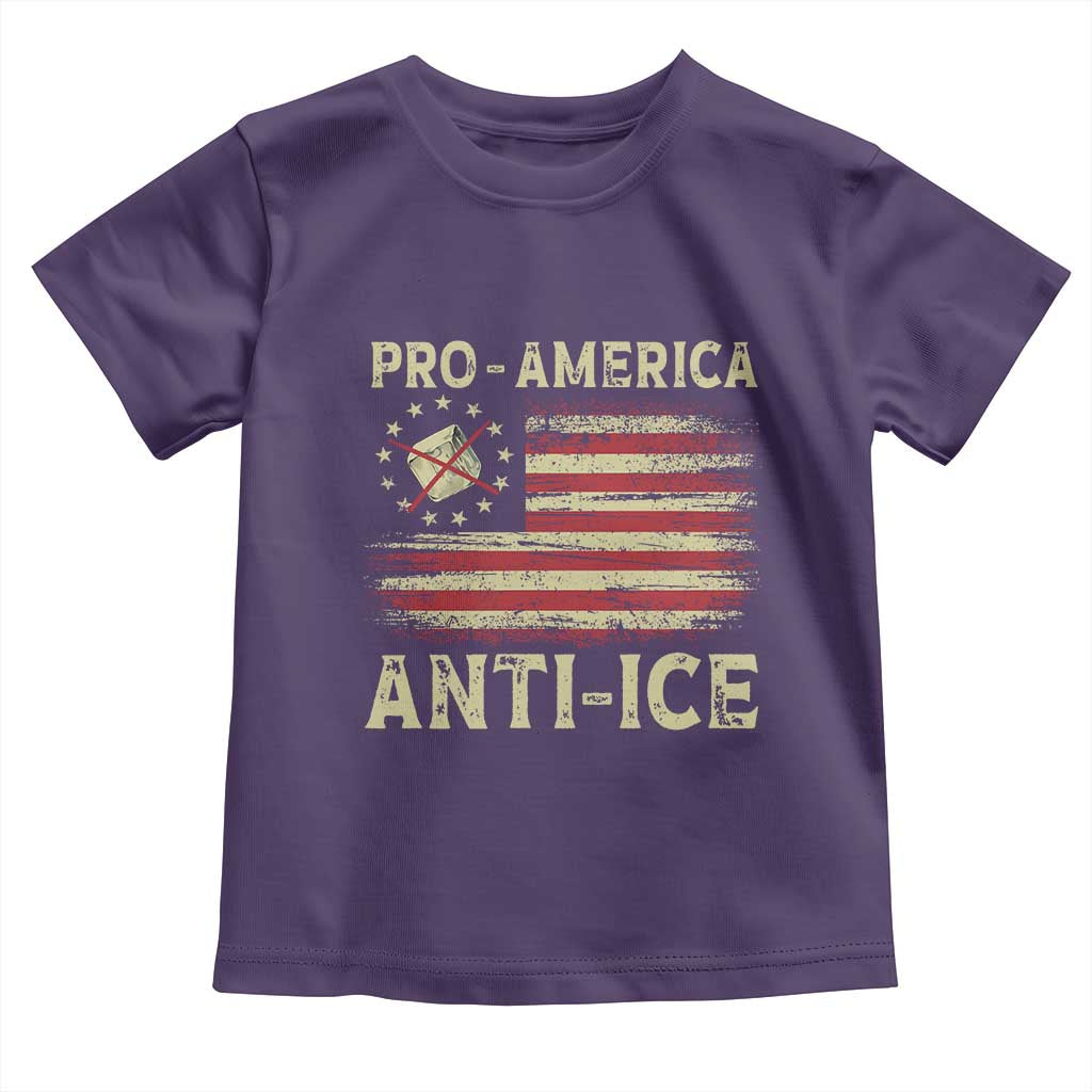 Pro American Anti Ice Toddler T Shirt Resist Protest Support Immigrants Refugee