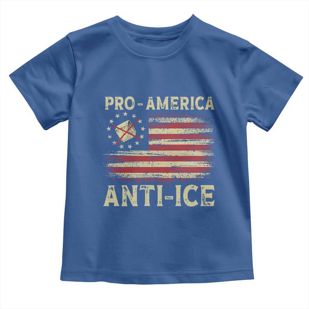Pro American Anti Ice Toddler T Shirt Resist Protest Support Immigrants Refugee