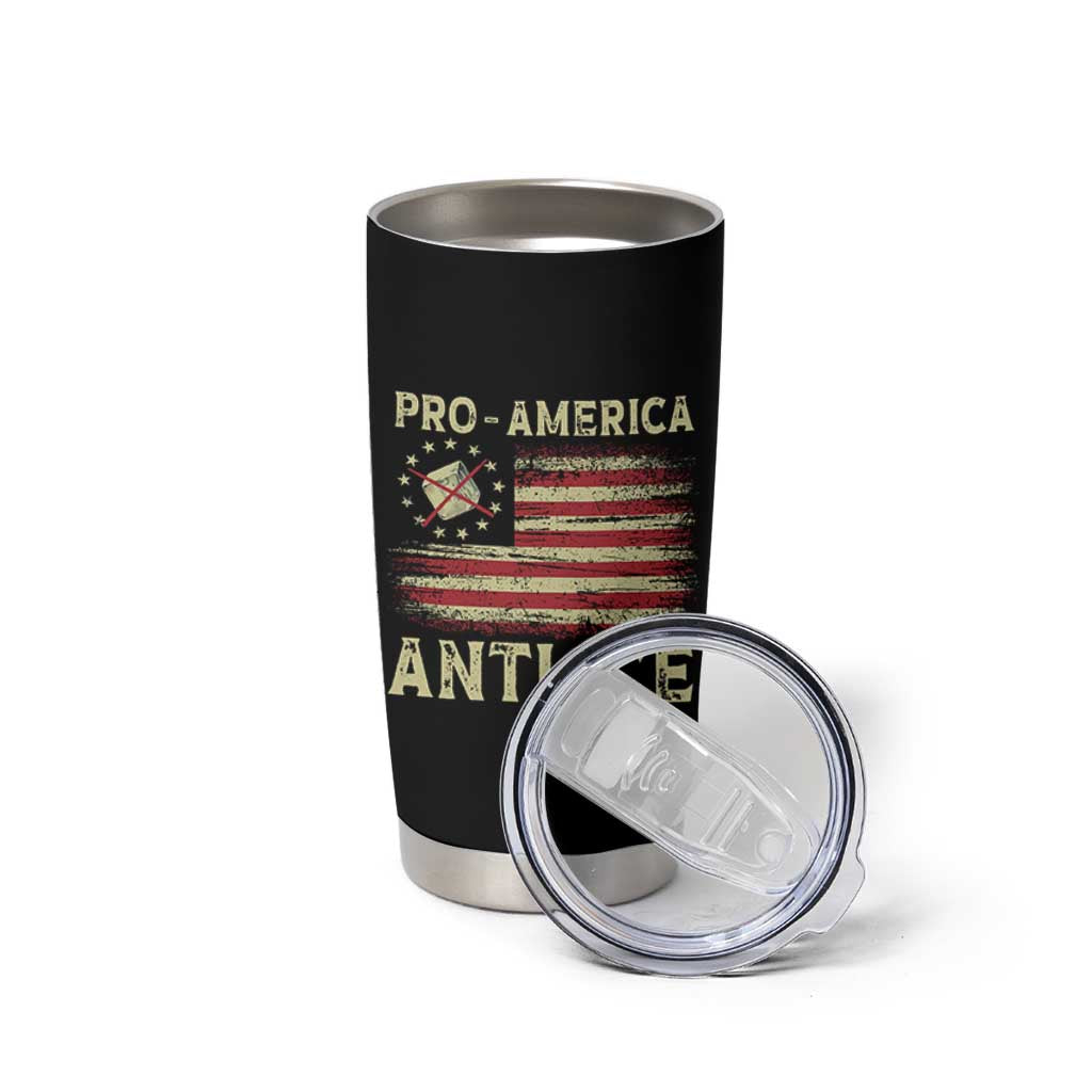 Pro American Anti Ice Tumbler Cup Resist Protest Support Immigrants Refugee