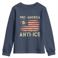 Pro American Anti Ice Youth Sweatshirt Resist Protest Support Immigrants Refugee