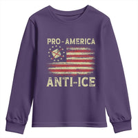 Pro American Anti Ice Youth Sweatshirt Resist Protest Support Immigrants Refugee