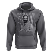 Justice For Alex Pretti Hoodie Minneapolis Tribute 2026 Vintage American Flag