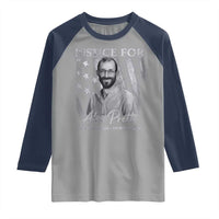 Justice For Alex Pretti Raglan Shirt Minneapolis Tribute 2026 Vintage American Flag