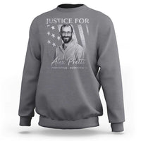 Justice For Alex Pretti Sweatshirt Minneapolis Tribute 2026 Vintage American Flag