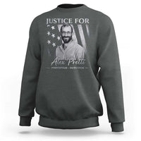 Justice For Alex Pretti Sweatshirt Minneapolis Tribute 2026 Vintage American Flag