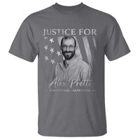 Justice For Alex Pretti T Shirt Minneapolis Tribute 2026 Vintage American Flag