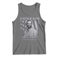 Justice For Alex Pretti Tank Top Minneapolis Tribute 2026 Vintage American Flag