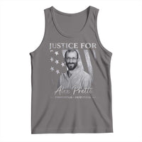 Justice For Alex Pretti Tank Top Minneapolis Tribute 2026 Vintage American Flag