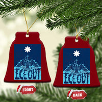 Ice Out Minnesota Loon Ceramic Ornament MN State Protest