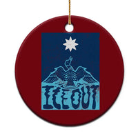 Ice Out Minnesota Loon Ceramic Ornament MN State Protest
