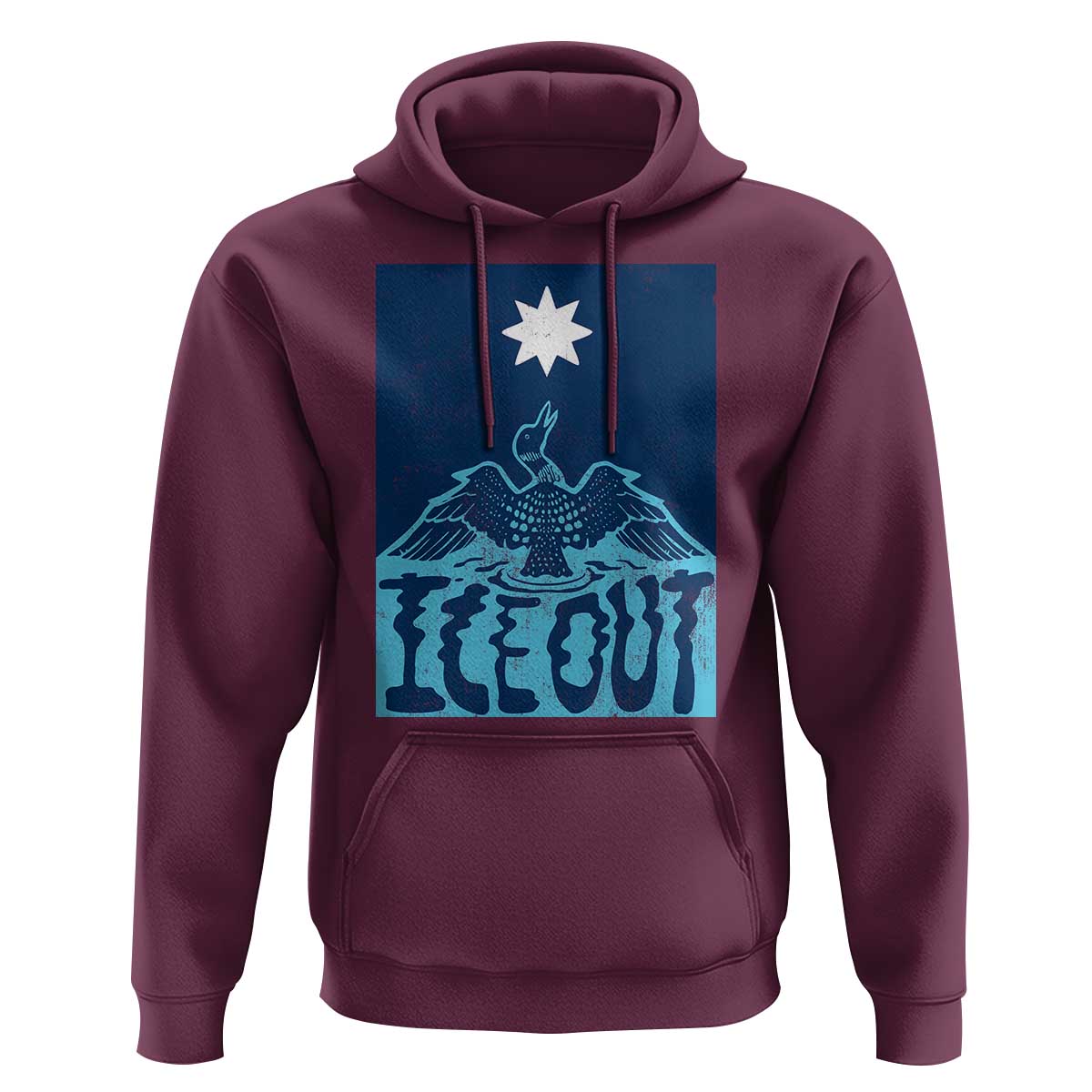Ice Out Minnesota Loon Hoodie MN State Protest