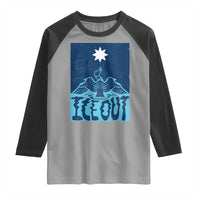 Ice Out Minnesota Loon Raglan Shirt MN State Protest