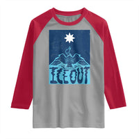 Ice Out Minnesota Loon Raglan Shirt MN State Protest