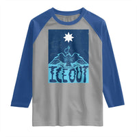 Ice Out Minnesota Loon Raglan Shirt MN State Protest
