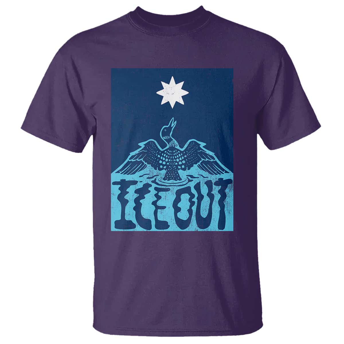 Ice Out Minnesota Loon T Shirt MN State Protest