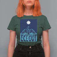 Ice Out Minnesota Loon T Shirt For Women MN State Protest