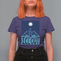 Ice Out Minnesota Loon T Shirt For Women MN State Protest
