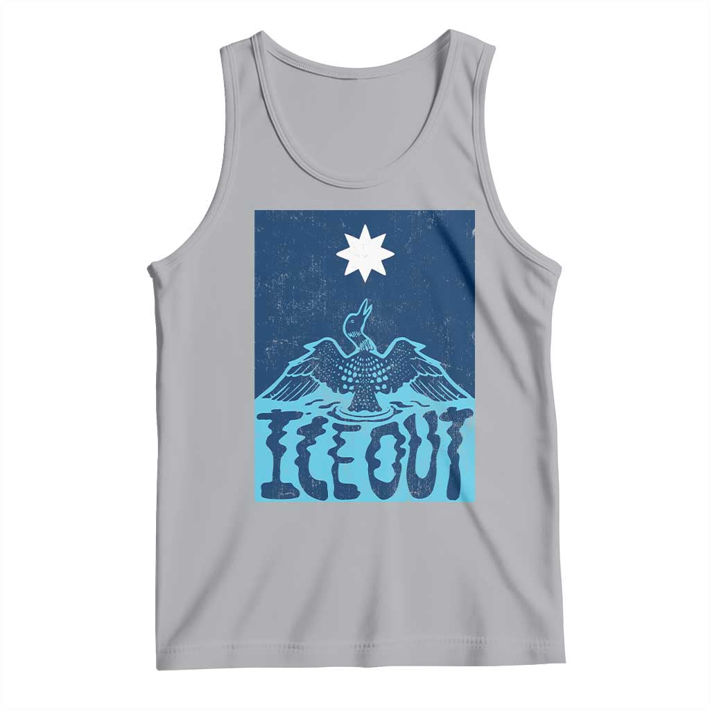 Ice Out Minnesota Loon Tank Top MN State Protest