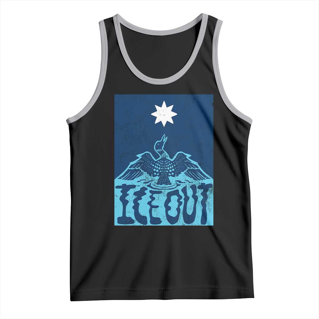 Ice Out Minnesota Loon Tank Top MN State Protest
