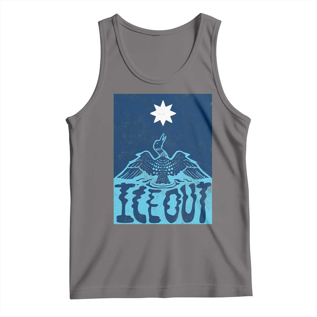 Ice Out Minnesota Loon Tank Top MN State Protest