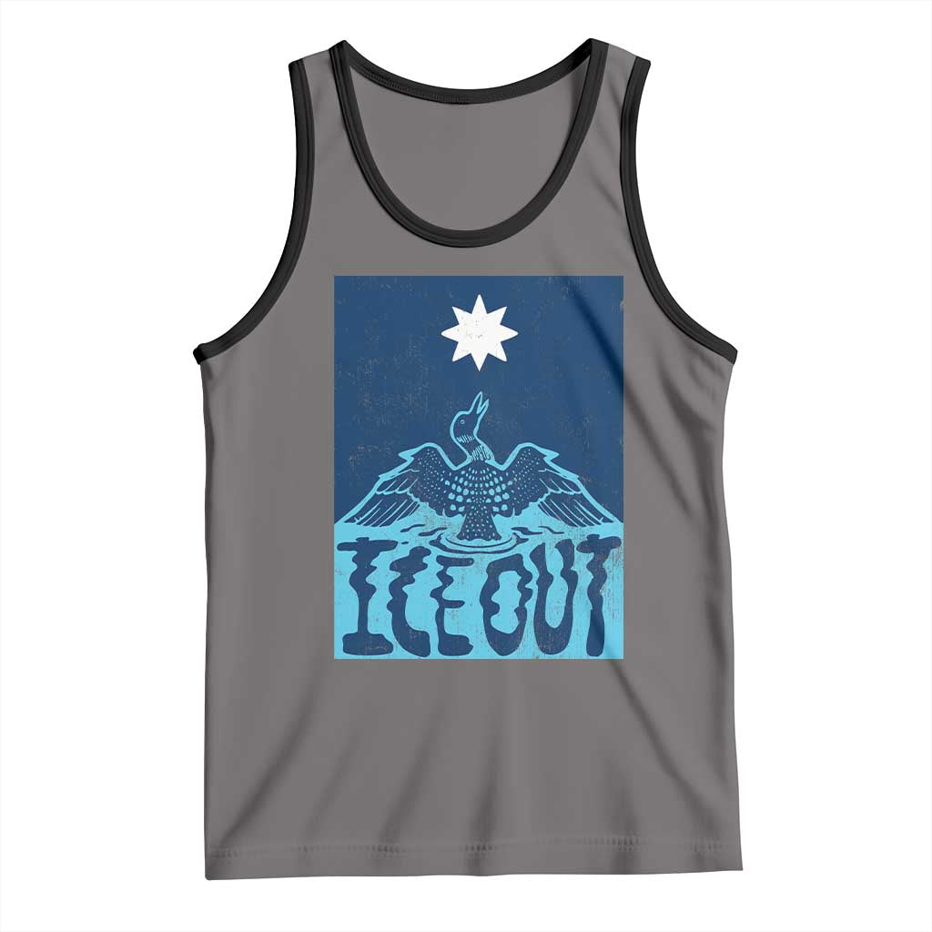 Ice Out Minnesota Loon Tank Top MN State Protest