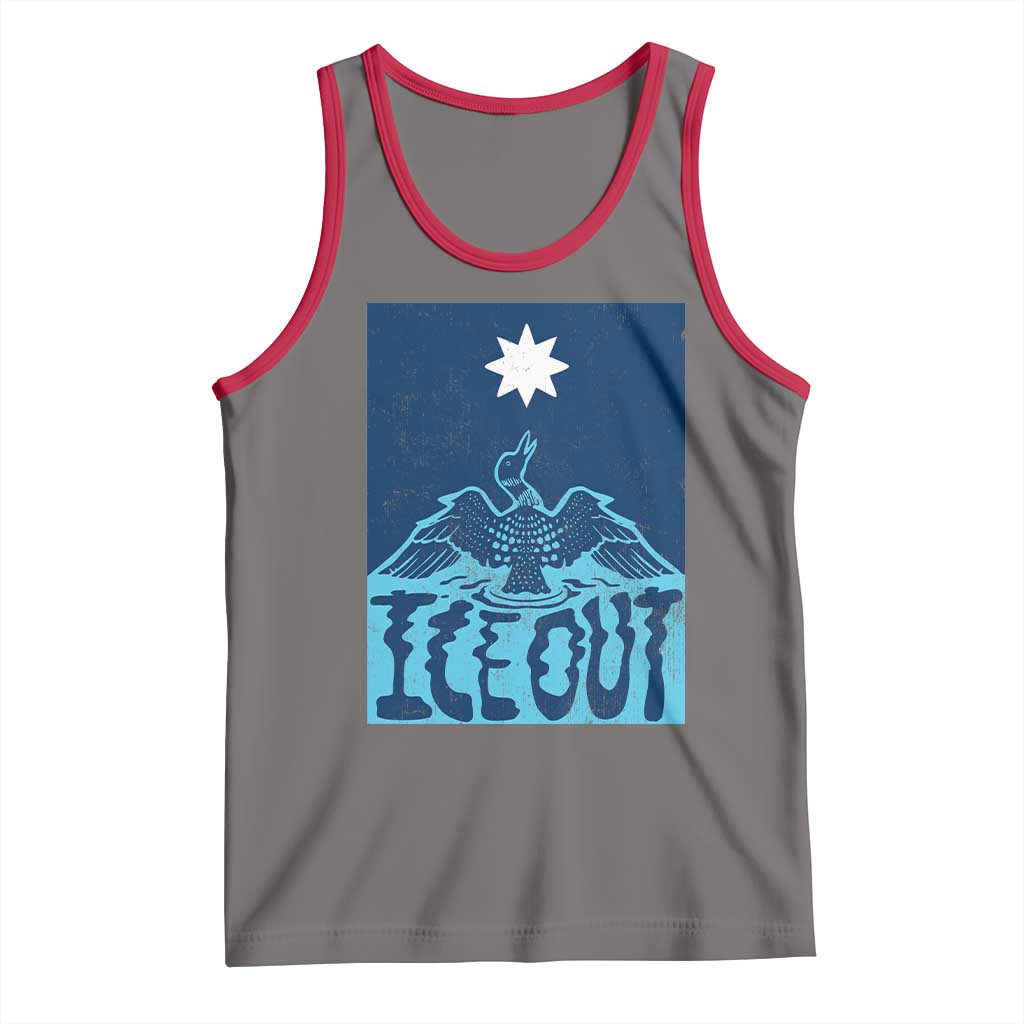 Ice Out Minnesota Loon Tank Top MN State Protest