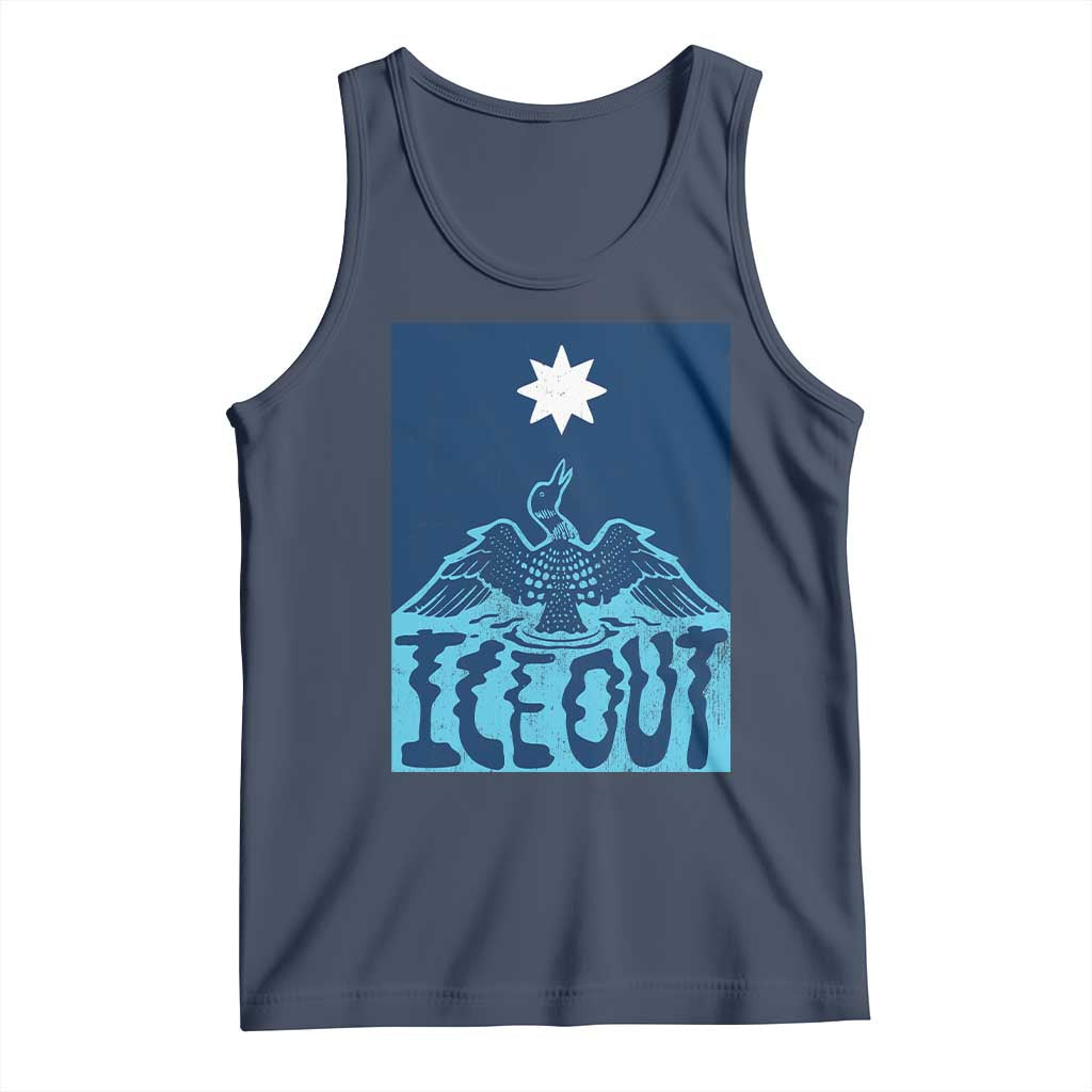 Ice Out Minnesota Loon Tank Top MN State Protest