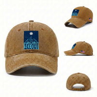 Ice Out Minnesota Loon Washed Cotton Baseball Cap MN State Protest