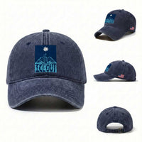 Ice Out Minnesota Loon Washed Cotton Baseball Cap MN State Protest