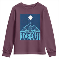 Ice Out Minnesota Loon Youth Sweatshirt MN State Protest