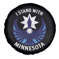 I Stand With Minnesota Spare Tire Cover Rebel Common Loon Minnesota Protest