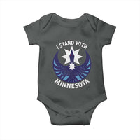 I Stand With Minnesota Baby Onesie Rebel Common Loon Minnesota Protest