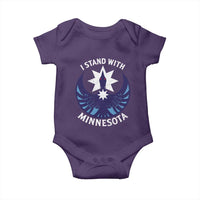 I Stand With Minnesota Baby Onesie Rebel Common Loon Minnesota Protest