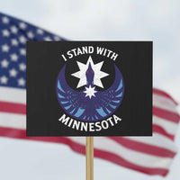 I Stand With Minnesota Protest Sign Rebel Common Loon Minnesota Protest