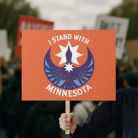 I Stand With Minnesota Protest Sign Rebel Common Loon Minnesota Protest