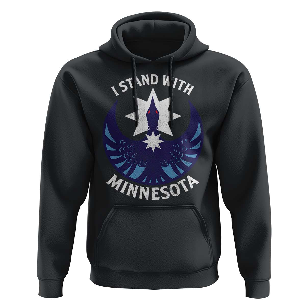 I Stand With Minnesota Hoodie Rebel Common Loon Minnesota Protest