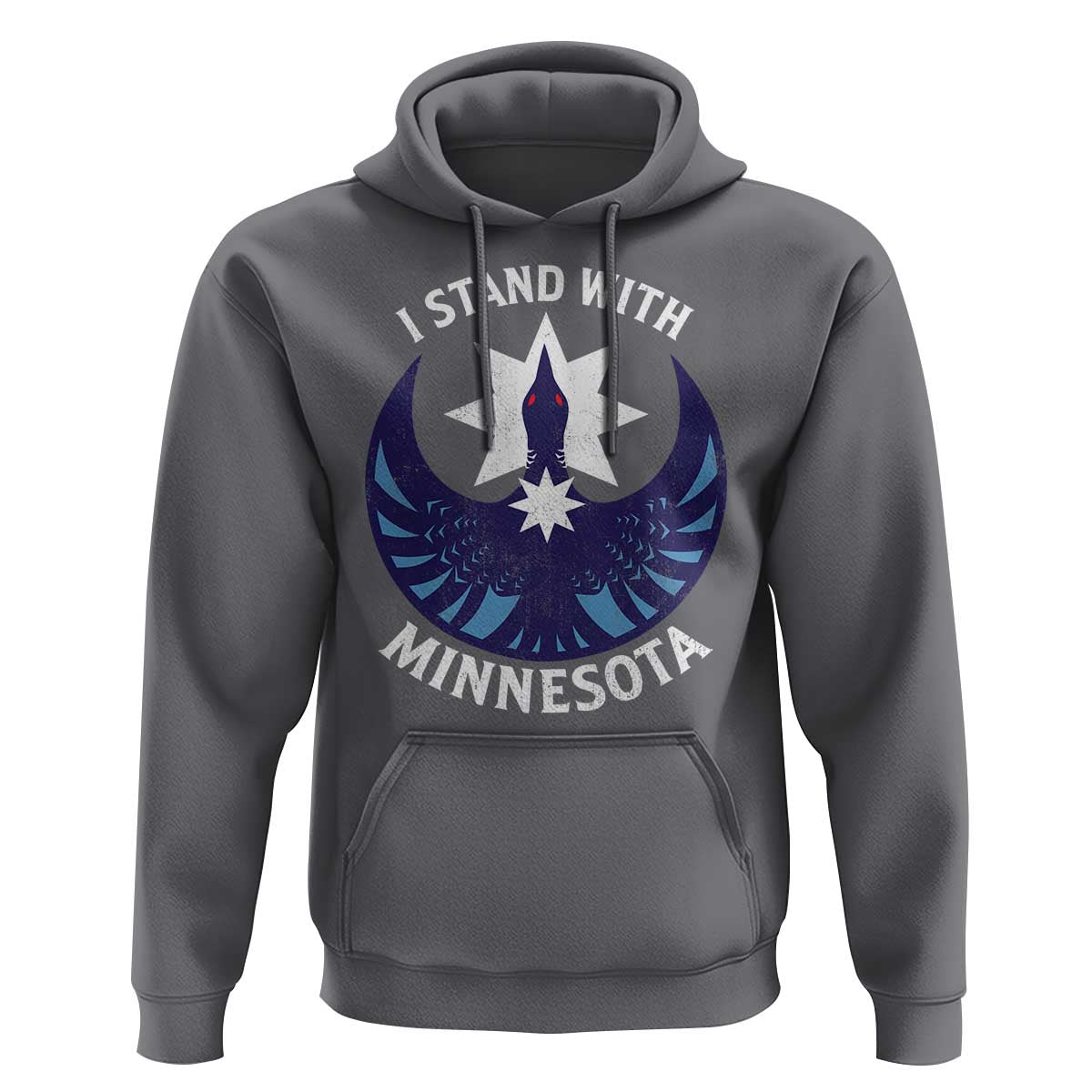 I Stand With Minnesota Hoodie Rebel Common Loon Minnesota Protest
