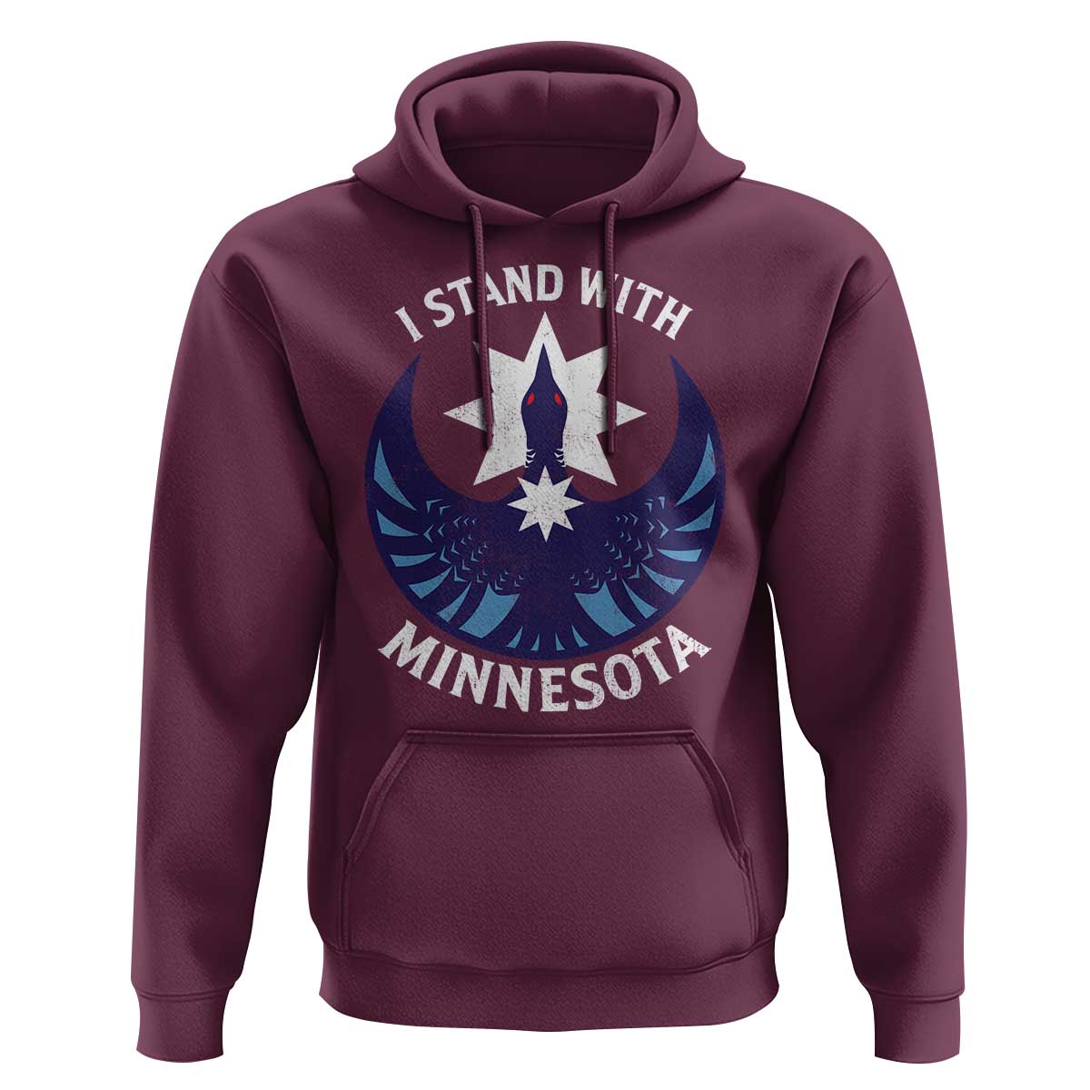 I Stand With Minnesota Hoodie Rebel Common Loon Minnesota Protest