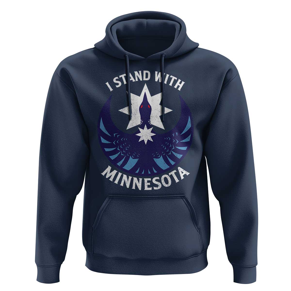 I Stand With Minnesota Hoodie Rebel Common Loon Minnesota Protest