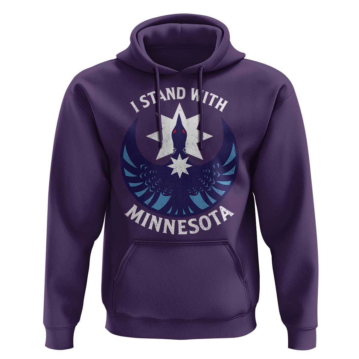 I Stand With Minnesota Hoodie Rebel Common Loon Minnesota Protest