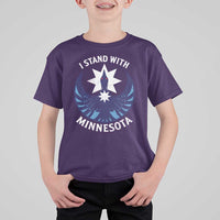 I Stand With Minnesota T Shirt For Kid Rebel Common Loon Minnesota Protest