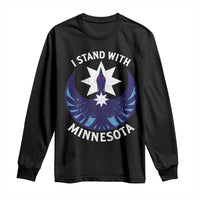I Stand With Minnesota Long Sleeve Shirt Rebel Common Loon Minnesota Protest