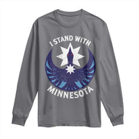 I Stand With Minnesota Long Sleeve Shirt Rebel Common Loon Minnesota Protest