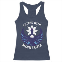 I Stand With Minnesota Racerback Tank Top Rebel Common Loon Minnesota Protest