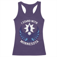 I Stand With Minnesota Racerback Tank Top Rebel Common Loon Minnesota Protest
