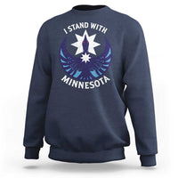 I Stand With Minnesota Sweatshirt Rebel Common Loon Minnesota Protest